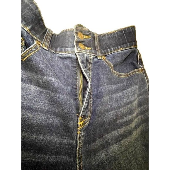 Jeans Stretchy Mid-Rise Straight Cut Size 12Fashion To Figure Perfect Condition - Picture 4 of 16